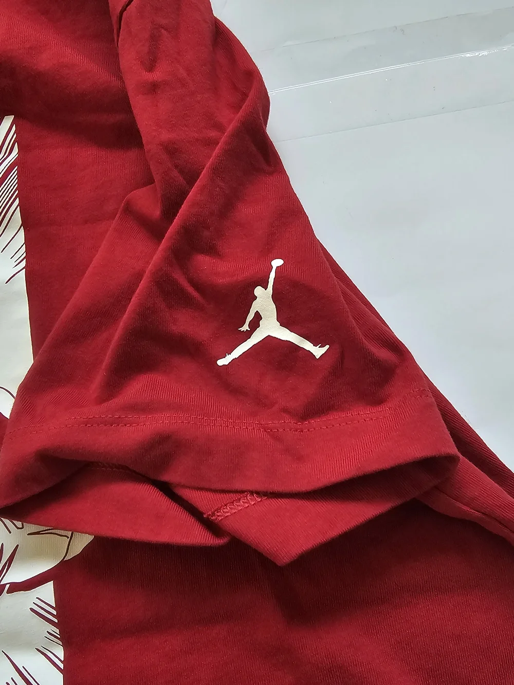 Jordan red tee